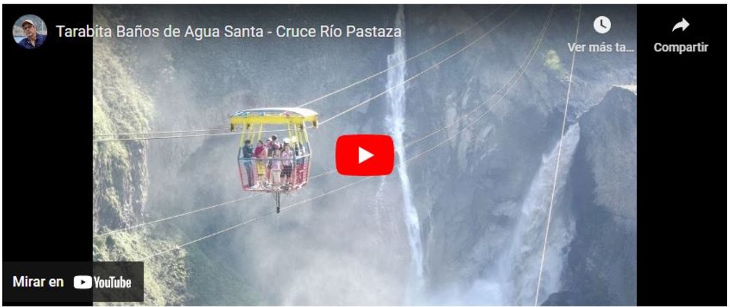 Tarabita de Baños de Agua Santa