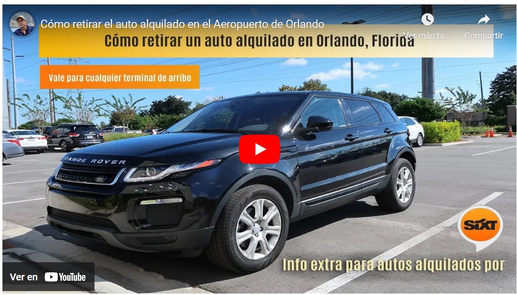 Alquilar un auto en Orlando: ¿Es mejor preabonar GPS y/o peajes?