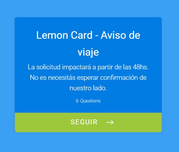 Usar la tarjeta Lemon VISA en el exterior Economía y Finanzas