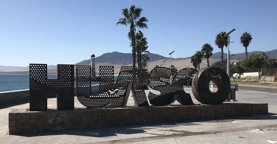 Playa de Huasco, ingreso al desierto de Atacama