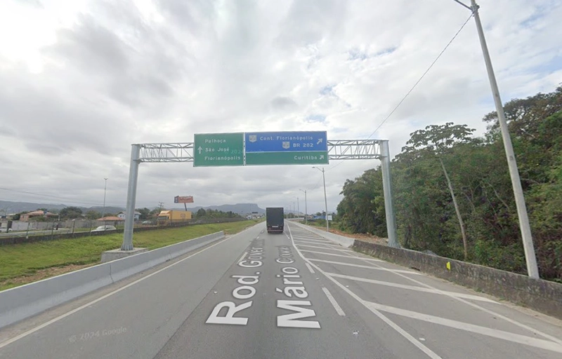 BR 101 Garopaba a Florianópolis