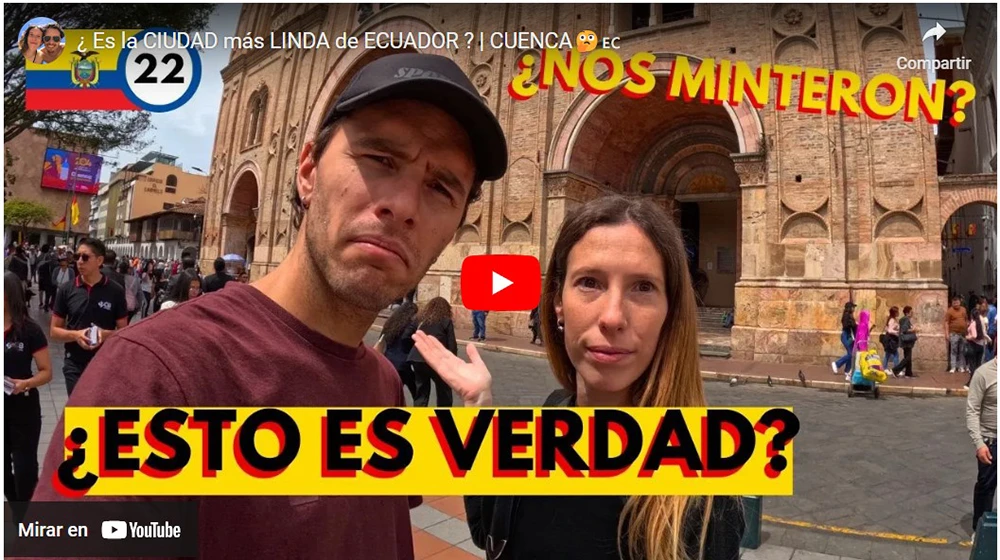 Video principales atractivos de la ciudad de Cuenca, en Ecuador