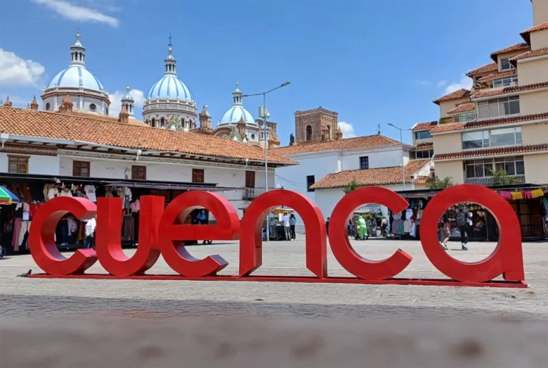 la famosa ciudad de Cuenca en Ecuador